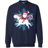 Unicorn And Santa Christmas 1 - Sweatshirt