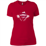 Charlotte Hornets And Superman Fans - Ladies' Boyfriend T-Shirt