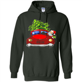 Vintage Santa red Truck Christmas Tree PINGPONG