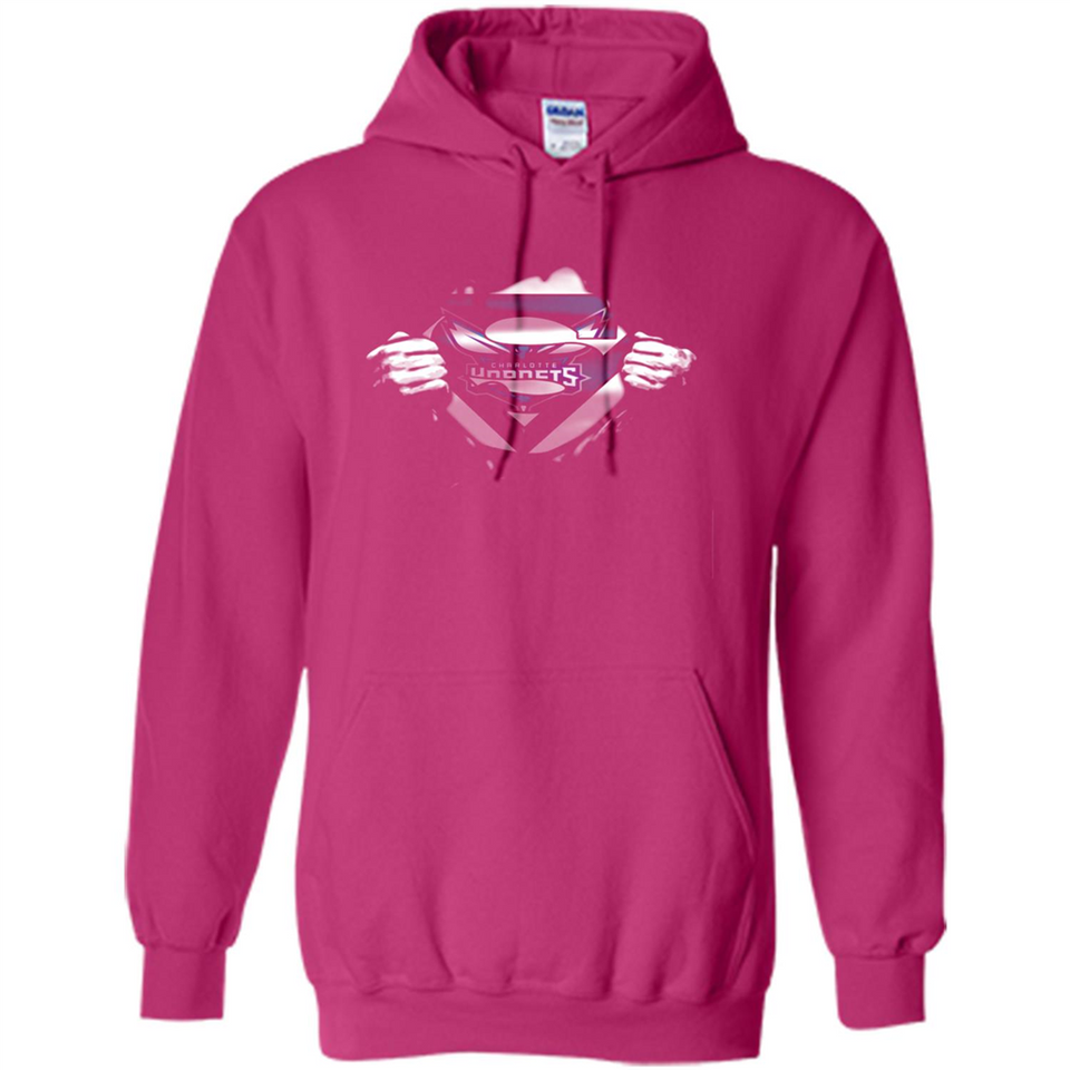 Charlotte Hornets And Superman Fans - Hoodie