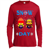 Snow Day Shirt For Detroit Pistons Vs Minion Fans pingpong