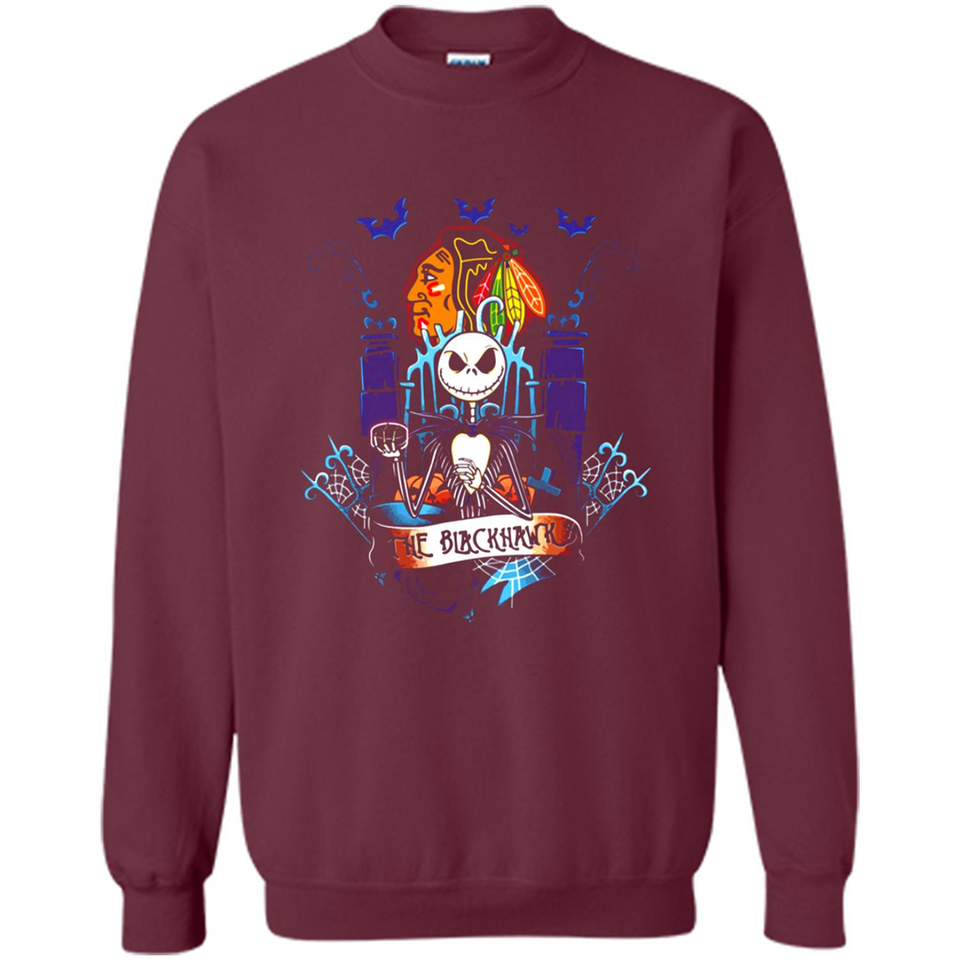Chicago Blackhawks Halloween The Nightmare Before Christmas - Sweatshirt