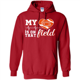 Chicago Bears Football My Heart is on that Field - Hoodie