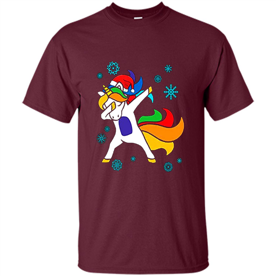 Christmas Dabbing Unicorn - Shirt