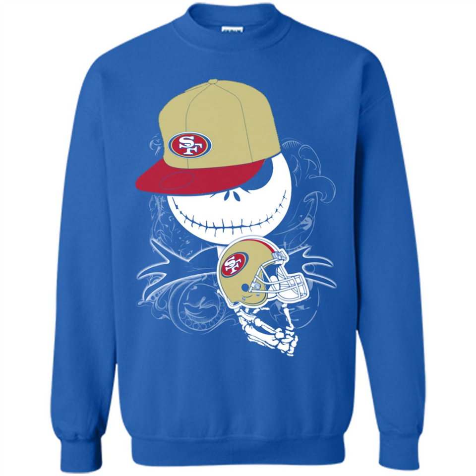 Jack Skellington The Nightmare Before Christmas-49ers Football - Sweatshirt