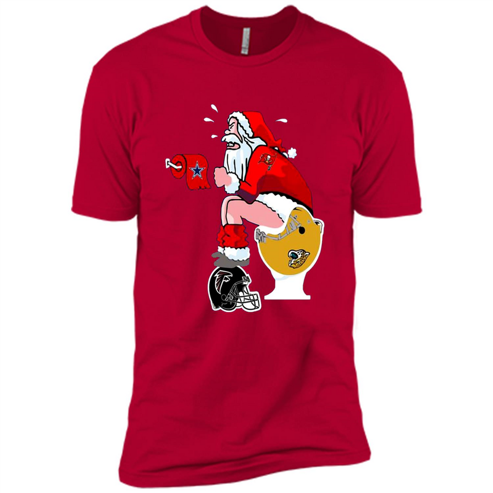 Tampa Bay Buccaneers Santa Claus Toilet