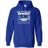 Police boyfriend Shark Blue Line Tee