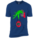 GRINCH HAND HOLDING FLORIDA GATORS GLITTER CHRISTMAS PINGPONG