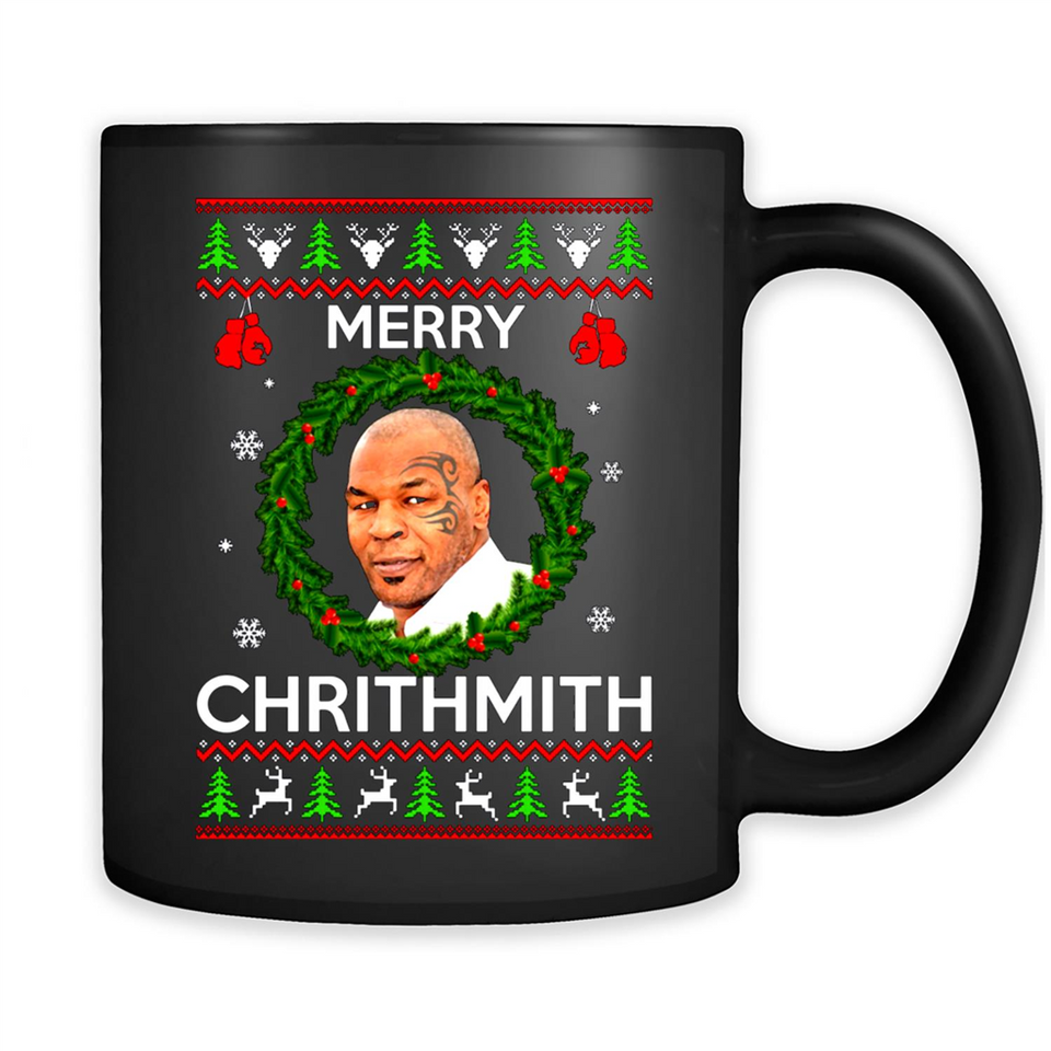 Mike Tyson Merry Chritmith Christmas Sweatshirt PINGPONG