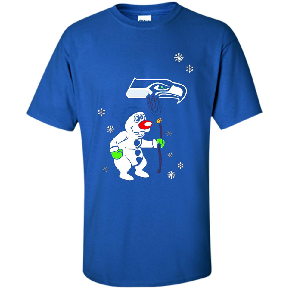 Seattle Seahawks Snowman