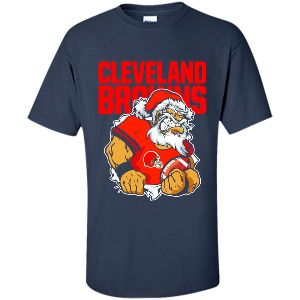 Grumpy Santa Claus Cleveland Browns Football Team PINGPONG