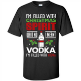 Christmas Gift Shirt Christmas Spirit Vodka Santa - Shirt