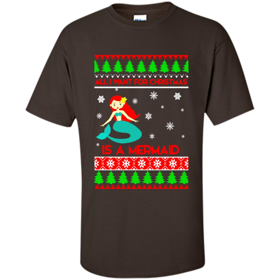 All I Want For Christmas Is A Mermaid ugly PINGPONG