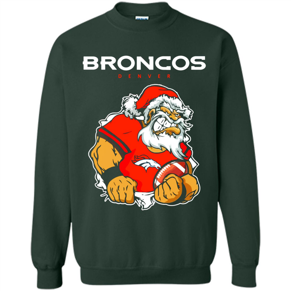 Grumpy Santa Claus Broncos Denver Football Team PINGPONG