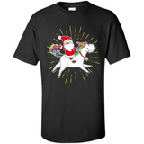 Unicorn And Santa Christmas - Shirt
