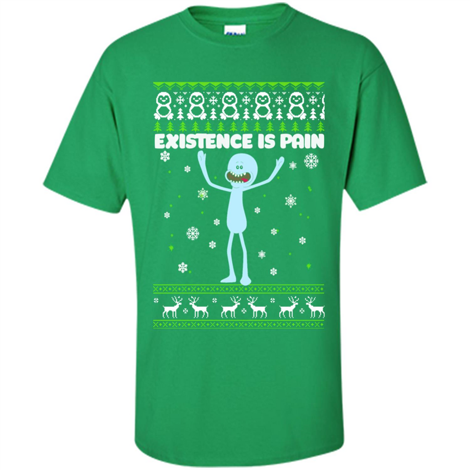 Mr Meeseeks Xistence Is Pain Ugly Christmas - Shirt