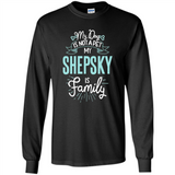 Shepsky Shirt Family Dog