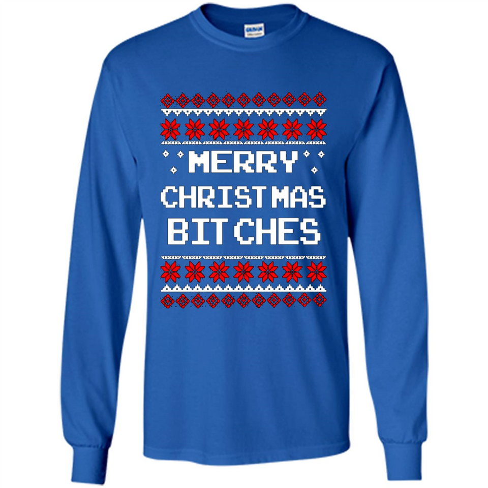 Merry Christmas Bitches ugly sweatshirt PINGPONG