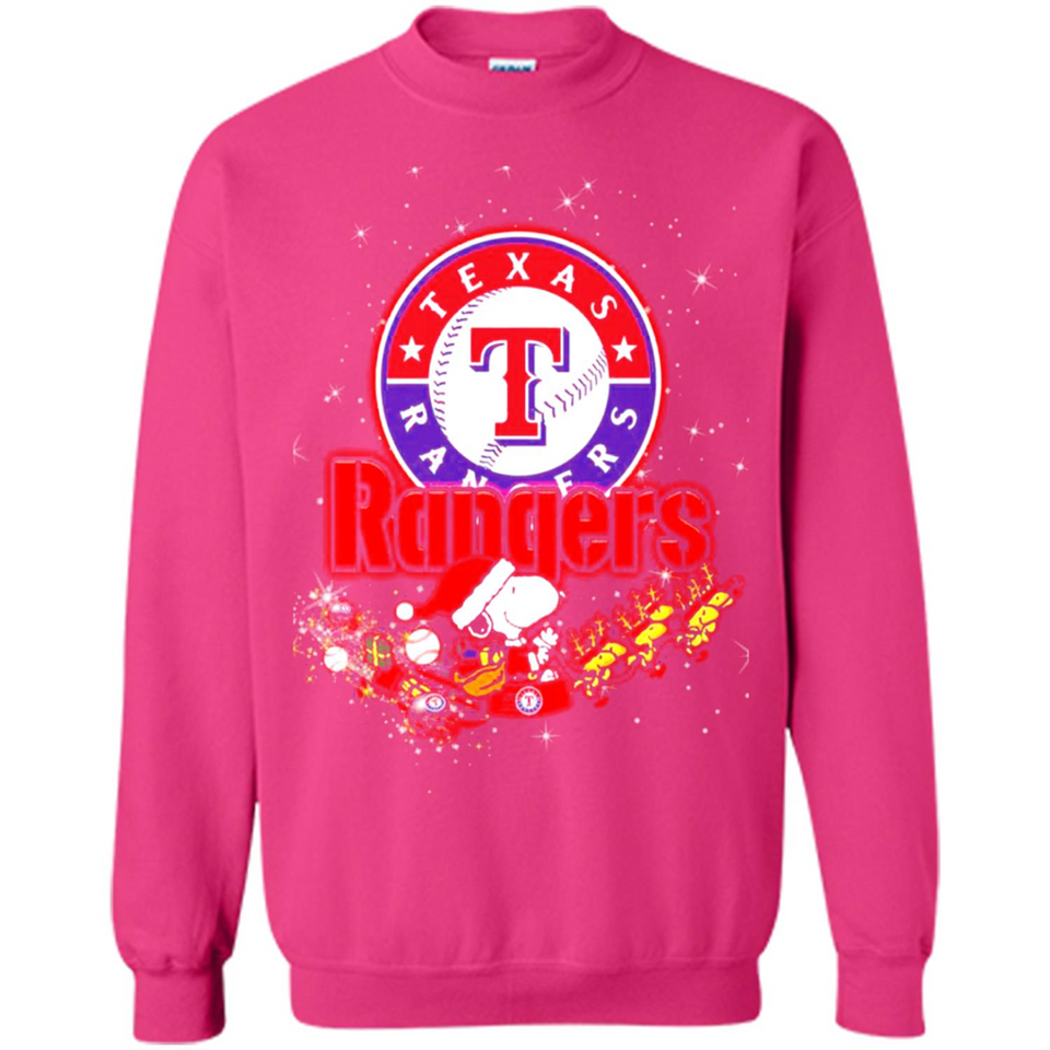 Snoopy Christmas Texas Rangers - Sweatshirt