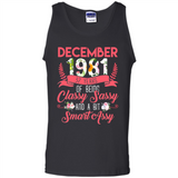 December 1981 37 Years Of Being Classy Sassy - Tank Top