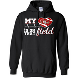 San Francisco 49ers Football My Heart is on that Field - Hoodie