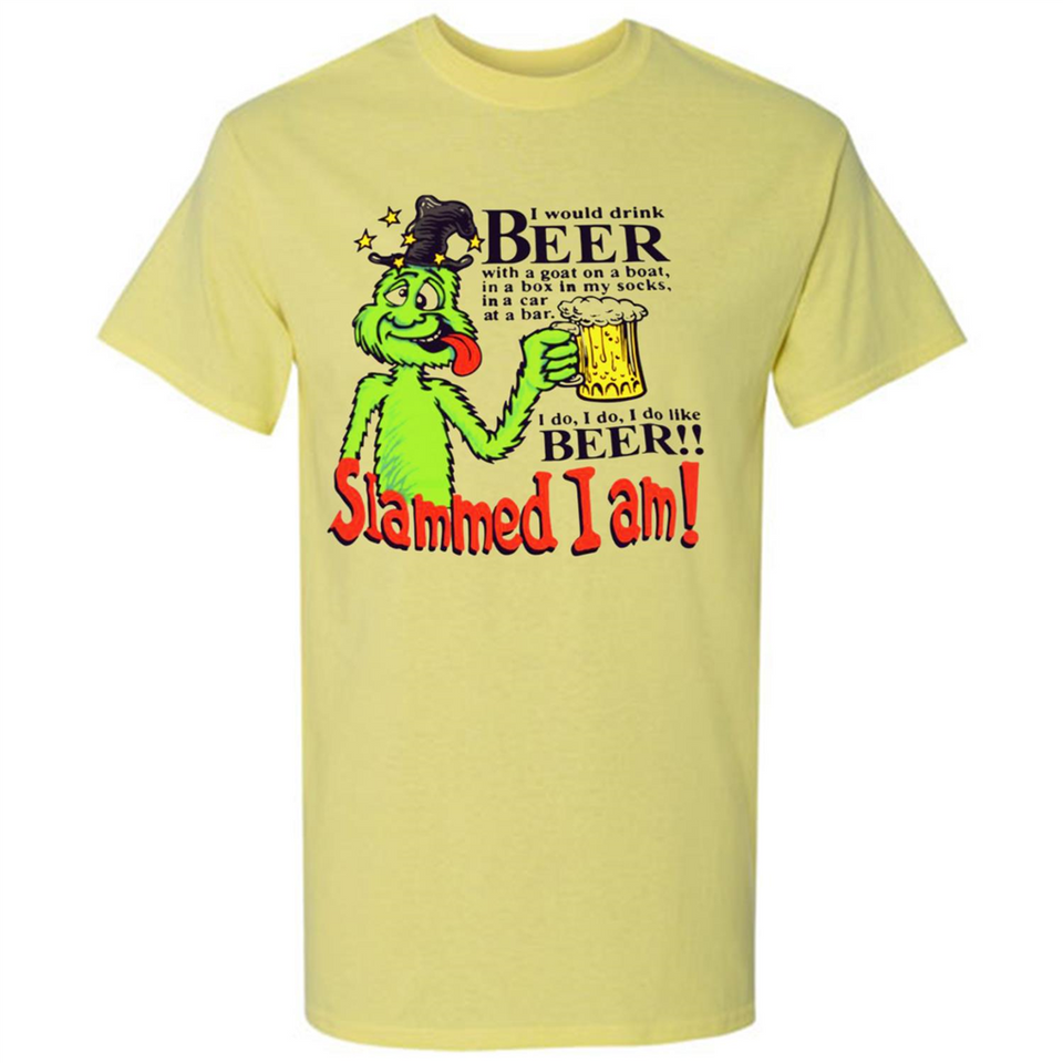Slammed I Am I Would Drink Beer With A Goat On A Boat Shirt - Shirt