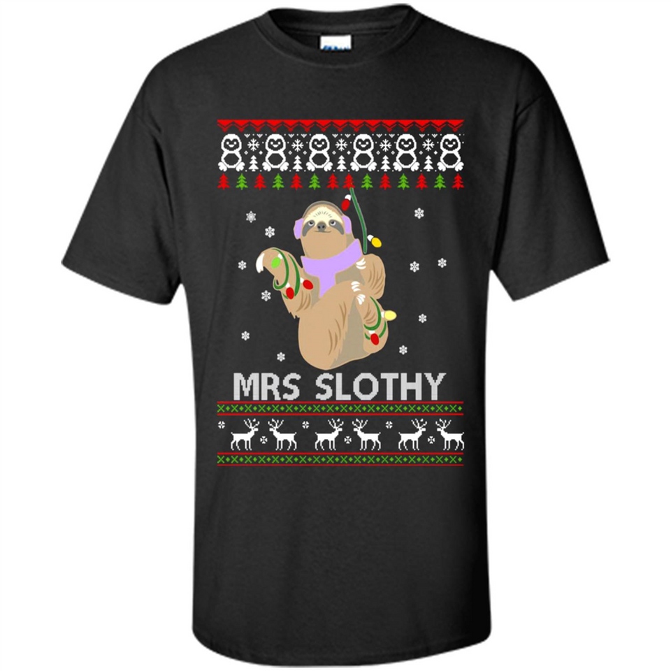 Mrs Slothy Christmas - Shirt
