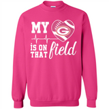 Green Bay Packers Football My Heart is on that Field - Sweatshirt