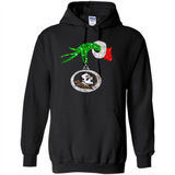 Amazing Florida State Seminoles Glitter Grinch Monogram Ornament Christmas Gift - Hoodie
