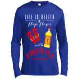 LIFE IS BETTER IN FLIP FLOPS WITH FIREBALL WHISKEY