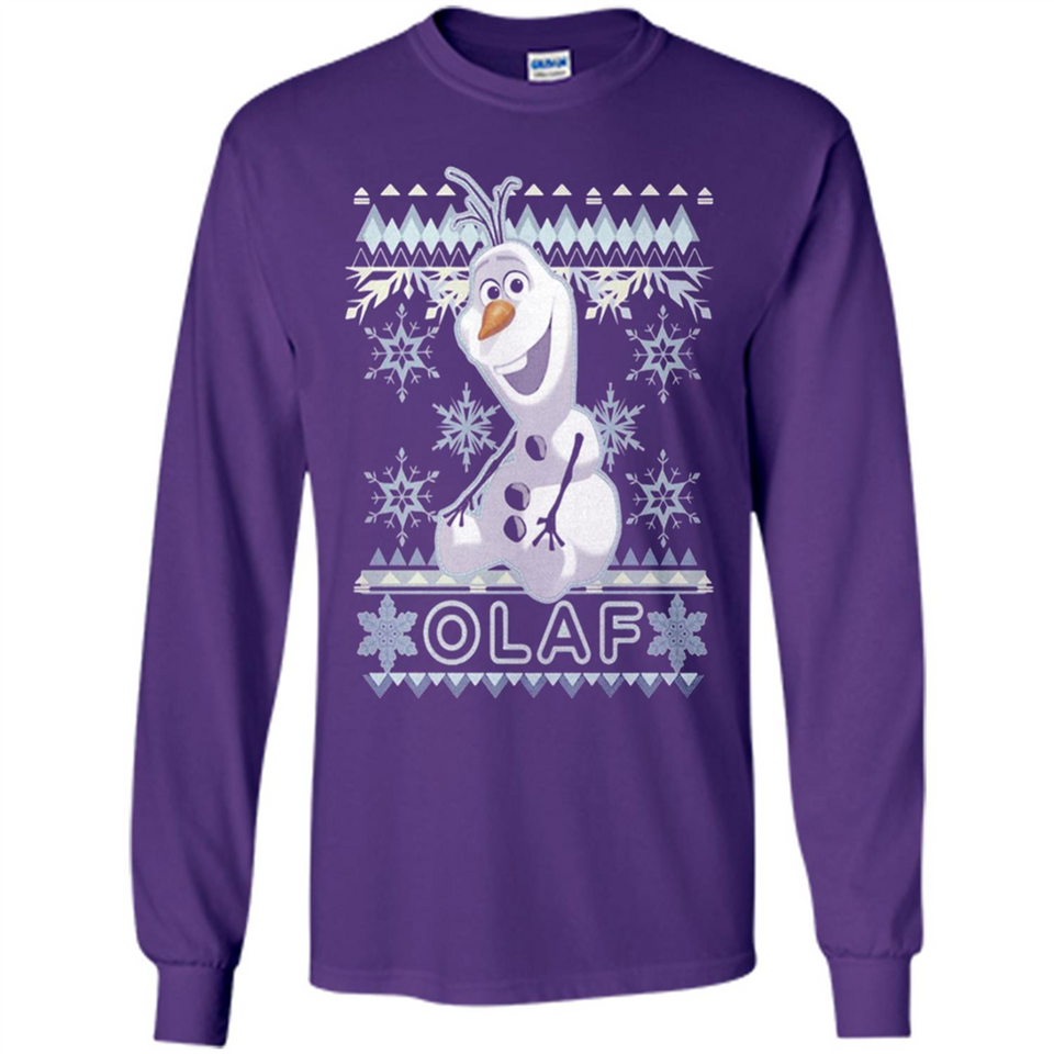 Olaf frozen ugly christmas sweater - Long Sleeve T-Shirt