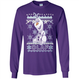 Olaf frozen ugly christmas sweater - Long Sleeve T-Shirt