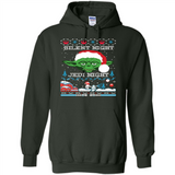 YODA SILENT NIGHT JEDI NIGHT CHRISTMAS UGLY SWEATER
