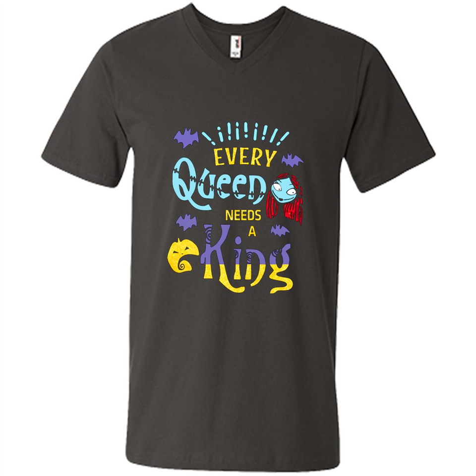 Nightmare Before Christmas Shirt - Sally Glitter Shirt - Every Queen needs a King PINGPONG