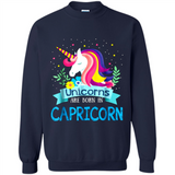 Unicorns are born in Capricorn Birthday Rainbow Gift Custom Ultra Cotton