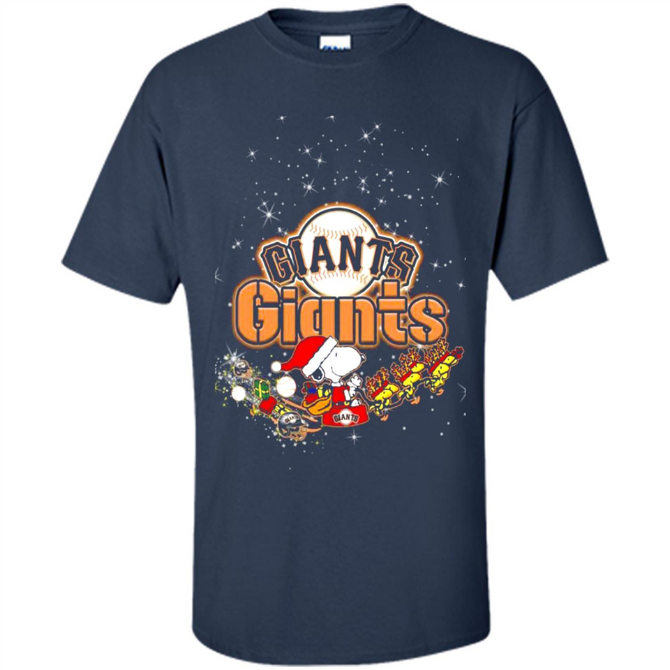 Snoopy Christmas San Francisco Giants - Shirt