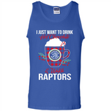 I Just Want To Drink Hot Chocolate & Watch Toronto Raptors Ugly Christmas Sweater PINGPONG