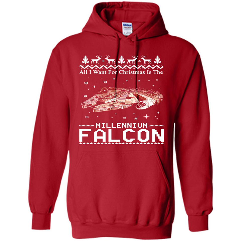 All I Want For Christmas Is The Millennium Falcon ugly PINGPONG