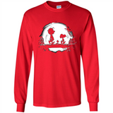 Snoopy The Peanuts Walking To The Moon