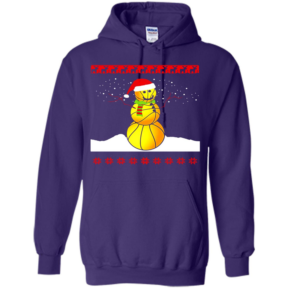 Basketball Santa Funny Christmas - Hoodie