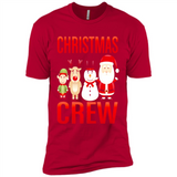 CHRISTMAS CREW Shirt X-mas Santa Snowman Reindeer Elf - Premium Short Sleeve T-Shirt