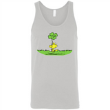 Snoopy Woodstock Shamrock - Canvas Unisex Tank