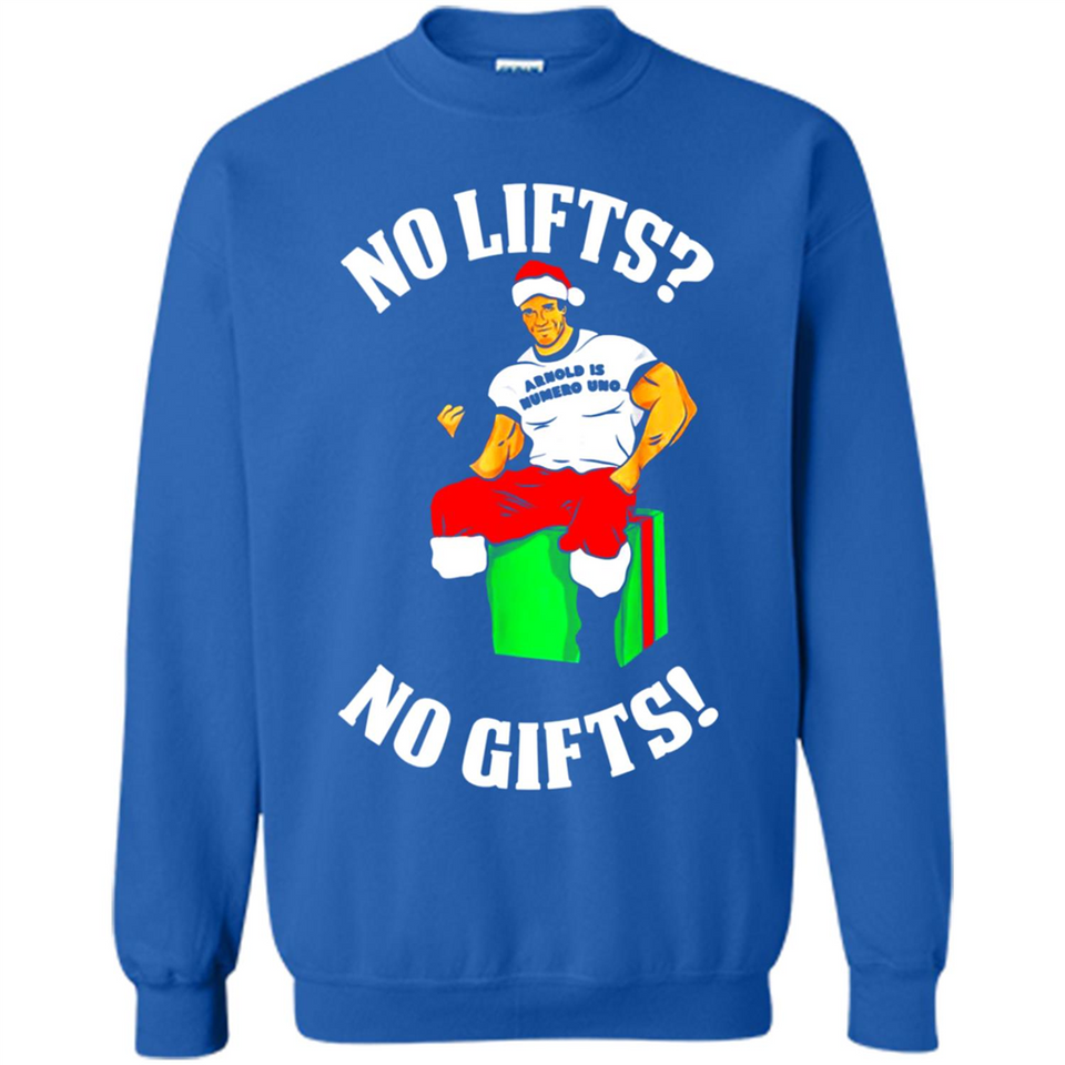 Arnold Is Numero Uno No Lifts No Gifts Christmas PINGPONG