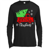 Vintage Christmas Classic Truck T-Shirt with Snow and Tree