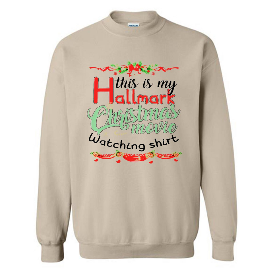 This My Movies Hallmark-Christmas Loves Is T-Shirt - Sweatshirt
