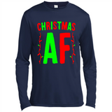 Christmas Ugly Sweater Christmas AF - Canvas Long Sleeve T-Shirt