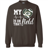 Green Bay Packers Football My Heart is on that Field - Sweatshirt