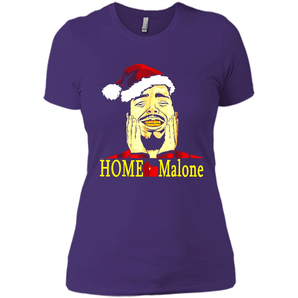 Home Malone Shirt Post Malone Christmas Sweatshirt - Ladies' Boyfriend T-Shirt