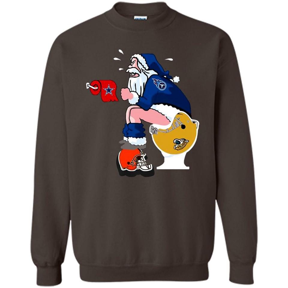 Tennessee Titans Santa Claus Toilet