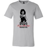 Hello My Name Is Inigo Montoya You Killed My Father Prepare To Die MERCHCUTE - Canvas Unisex T-Shirt